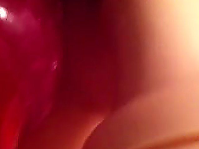 Amateur girl with two toys in her ass and pussy