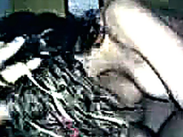 Busty brunette sucks and fucks a big dick