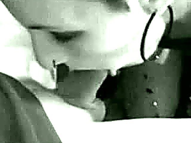 Greek slut smokes and sucks an excited cock