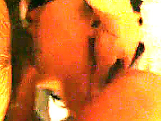 Asian babe sucks on a big large dick