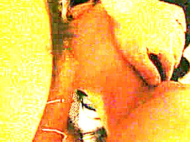 Asian babe sucks on a big large dick