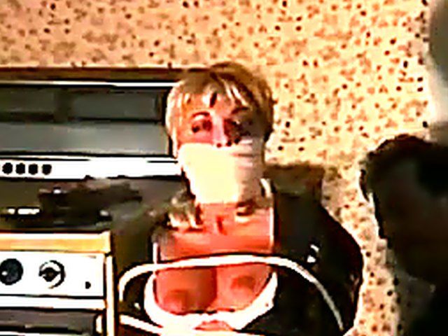 Sexy blonde gets tied up in amateur BDSM video