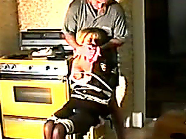 Sexy blonde gets tied up in amateur BDSM video