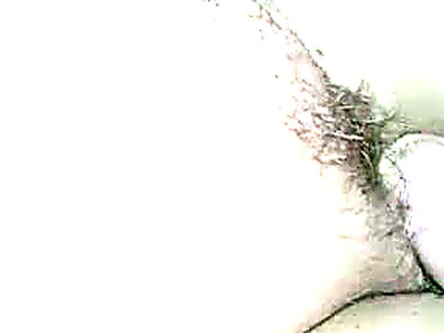 Guy plays with his shy girlfriend's hairy pussy for cam