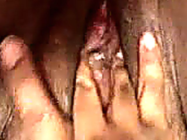 Amateur woman finger fucks her bushy meaty pussy