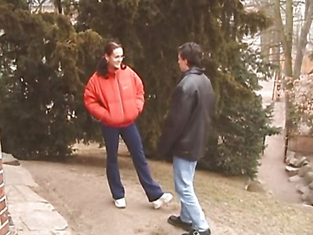 Very passionate teen couple having sex on camera