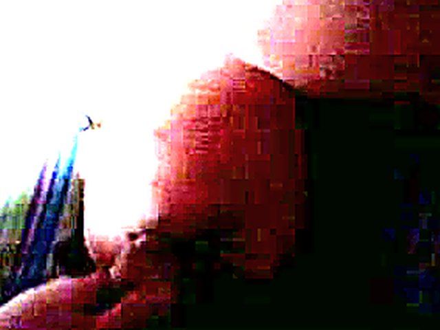 Fat wife gets a face full of cum