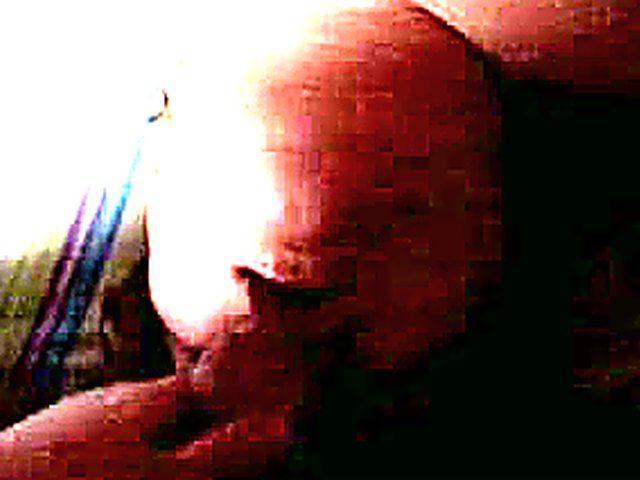 Fat wife gets a face full of cum