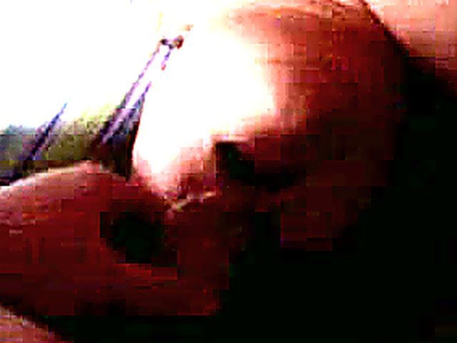 Fat wife gets a face full of cum