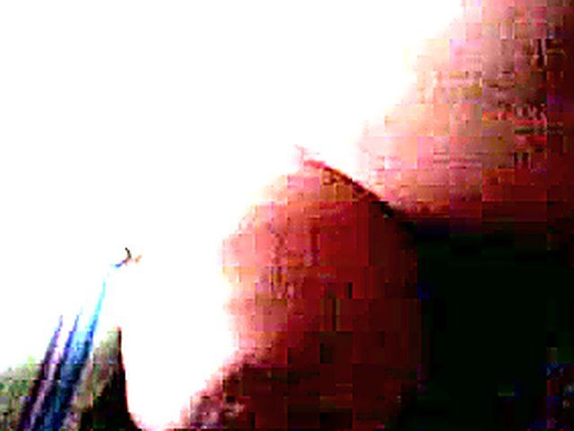 Fat wife gets a face full of cum