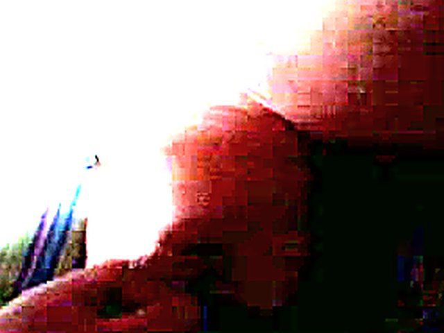 Fat wife gets a face full of cum