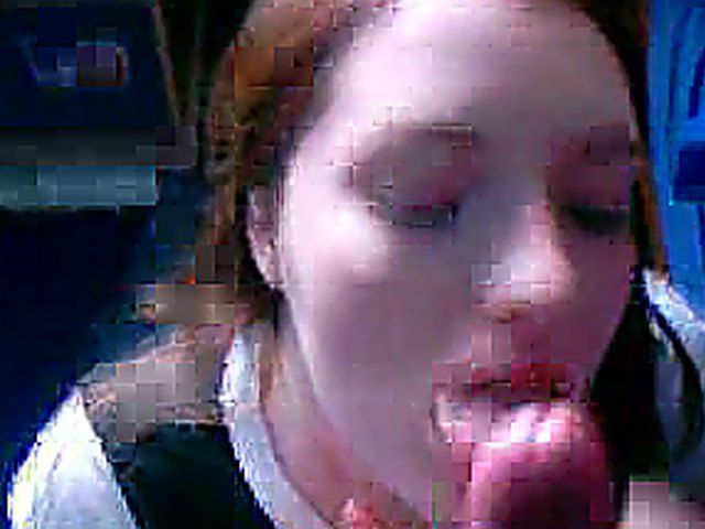 Young girlfriend gets a face full of Jizz