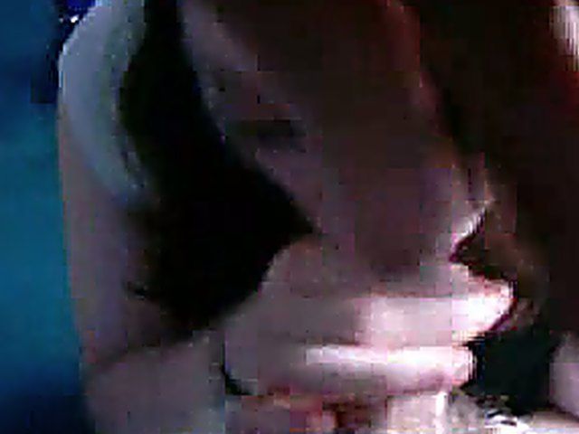 Young girlfriend gets a face full of Jizz