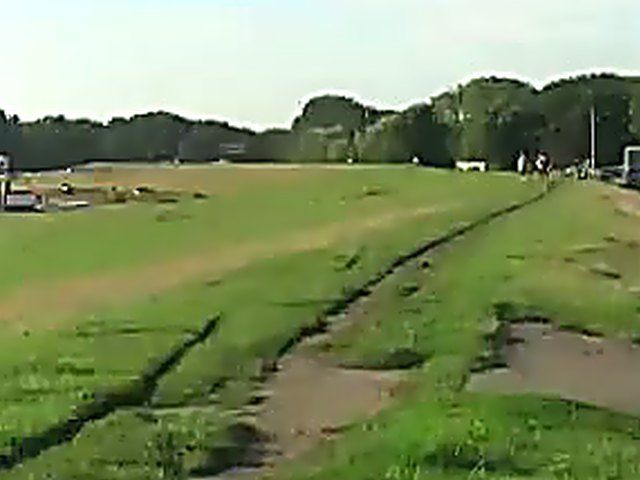 Beautiful blonde gets fucked outside in public