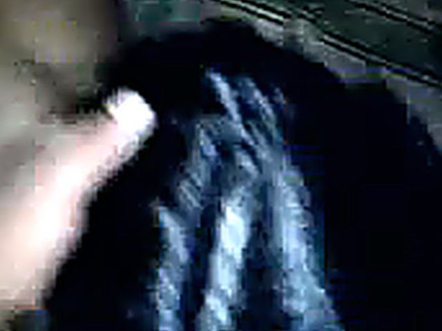 Horny bitch gets all her holes fucked hard