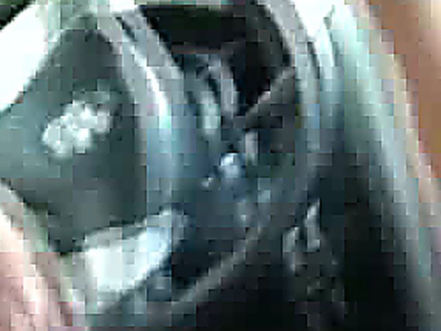 Horny brunette gets fingered whilst driving a car