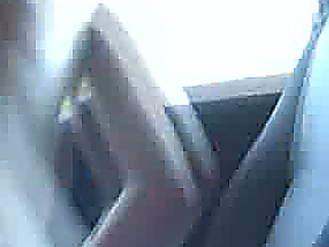 Horny brunette gets fingered whilst driving a car