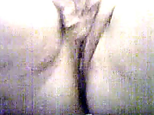 Fat lady rubs her tight wet pussy lips