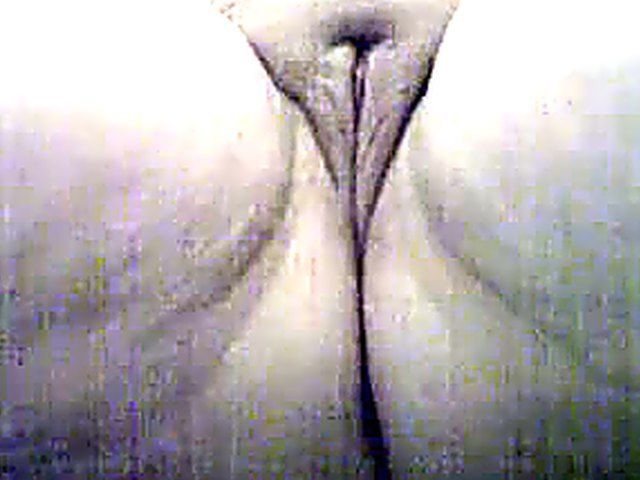 Fat lady rubs her tight wet pussy lips