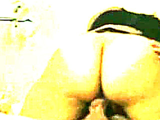 French chick with tanlines rides a hard cock