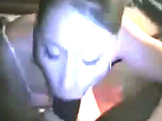 Young brunette sucks cock, and tastes fresh cum