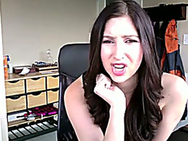 Hot and horny teen chick loves big dicks