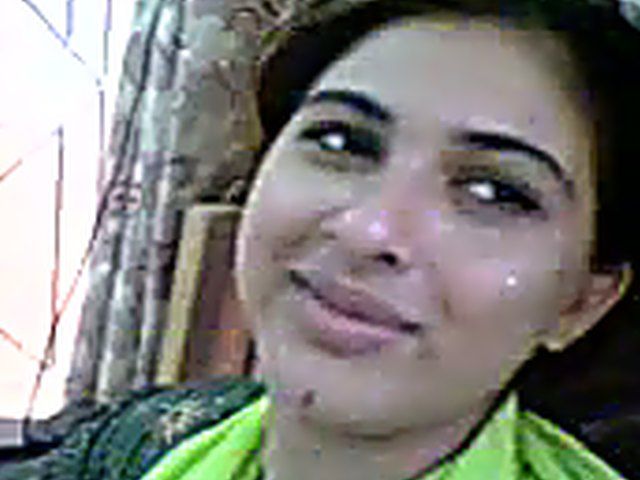 Pretty Pakistani wife kisses her handsome husband