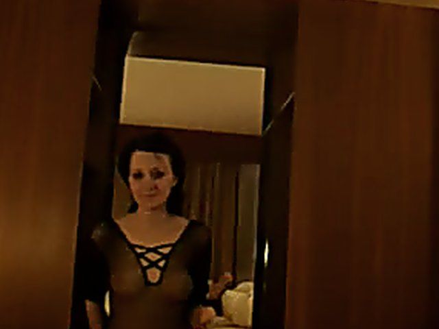 Beautiful Ex girlfriend in sexy lingerie sucks cock