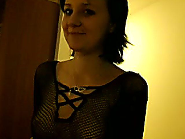 Beautiful Ex girlfriend in sexy lingerie sucks cock