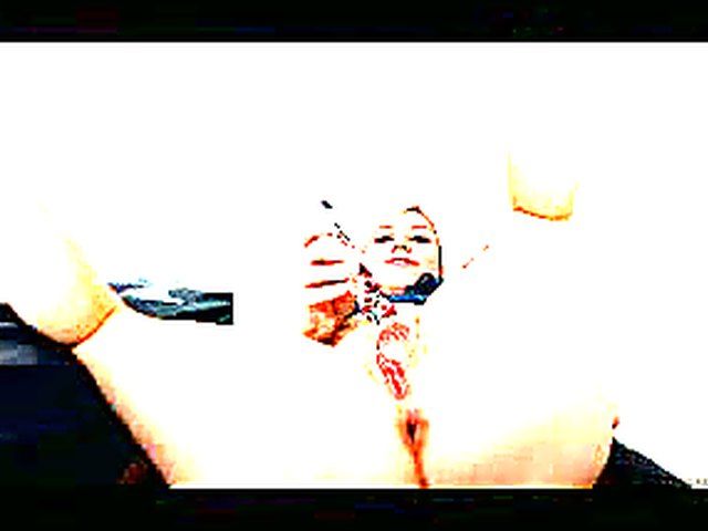 Blond-haired camgirl with big tits and clean pussy