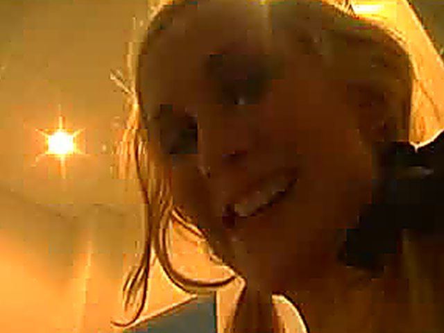 Long haired blonde chick sucks and fucks cock