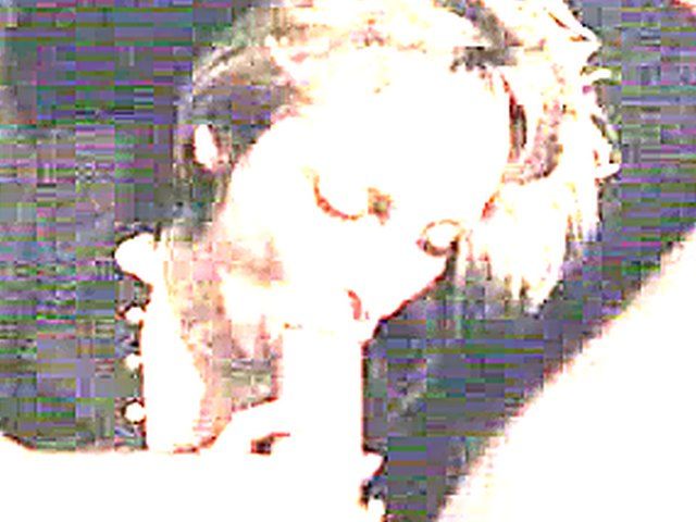 Mature blonde sucks on a massive cock