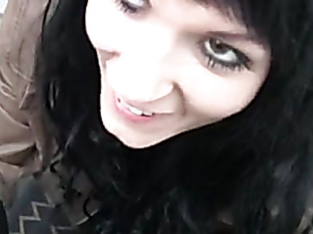 Hot brunette gets fucked in her delicious mouth