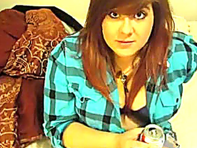 Girlfriend in color socks gives great footjob