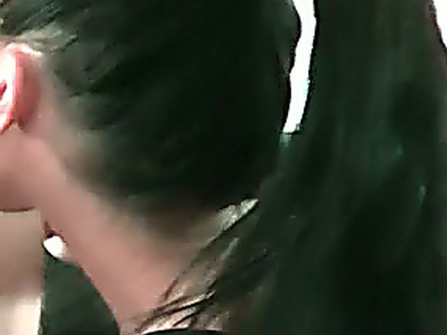 Frisky brunette girlfriend doing wild things