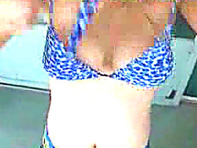 Two young bikini girls suck my cock together