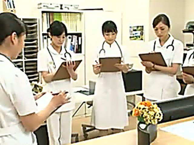 Japanese nurses fuck their doctors and patients