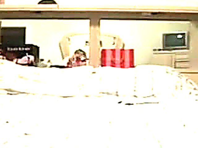 Sexy teen posses in front of the cam