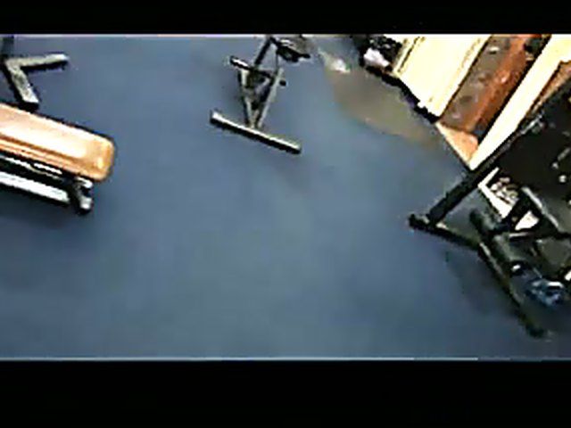 Naughty gym bunny has sex with her trainer