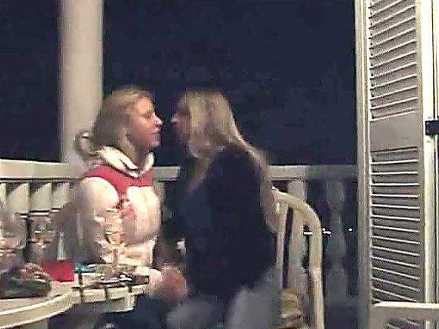 Horny lesbians lick and finger each others pussies