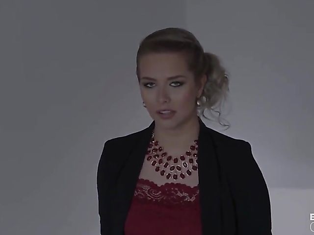 Euro DP with elegant blonde Nikky Dream