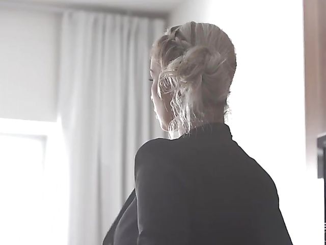 Euro DP with elegant blonde Nikky Dream