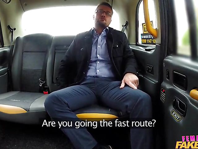 Taxi fuck with British MILF Sasha Steele