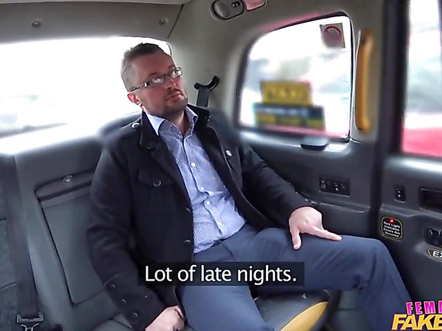 Taxi fuck with British MILF Sasha Steele