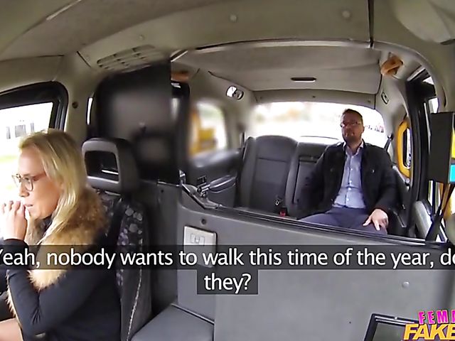 Taxi fuck with British MILF Sasha Steele