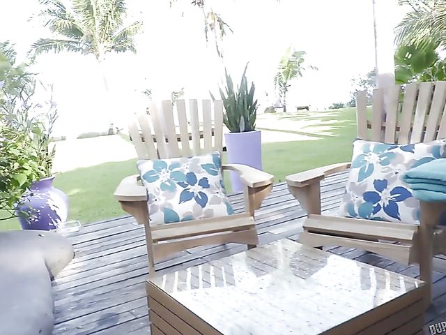 Three girls one guy goth foursome poolside