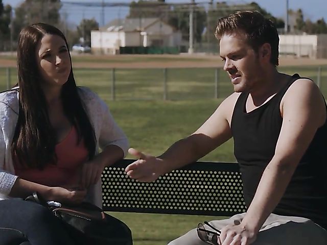 Horny mom Aiden Starr with big breasts doing a guy