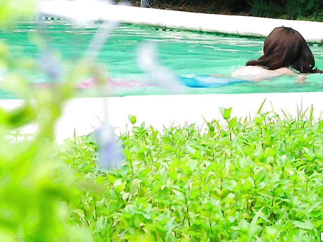Pool sex with flirty mermaid Jessica Jones