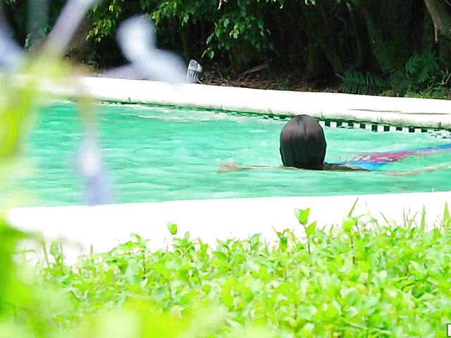 Pool sex with flirty mermaid Jessica Jones