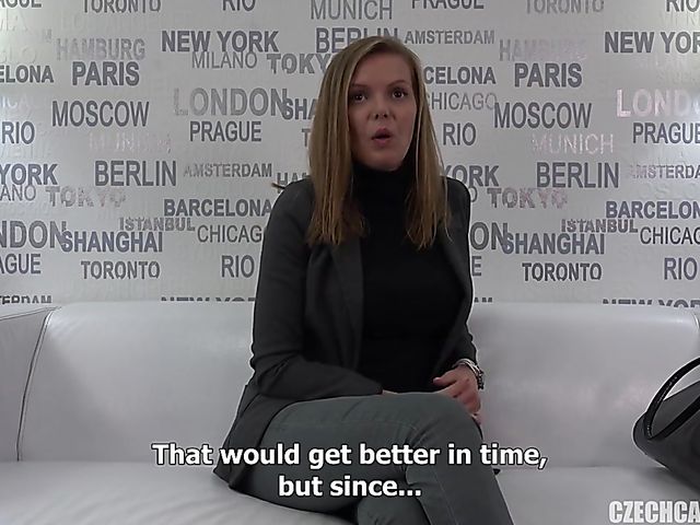 Oiled up Czech amateur Lenka posing naked